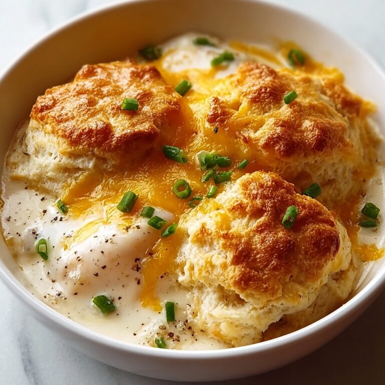 Cheesy Chicken Biscuit Casserole Recipe
