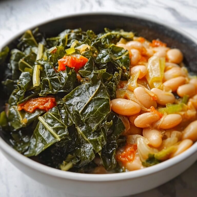 Mediterranean White Beans & Greens Recipe