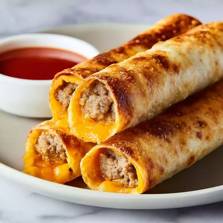 Breakfast Sausage and Egg Taquitos Recipe