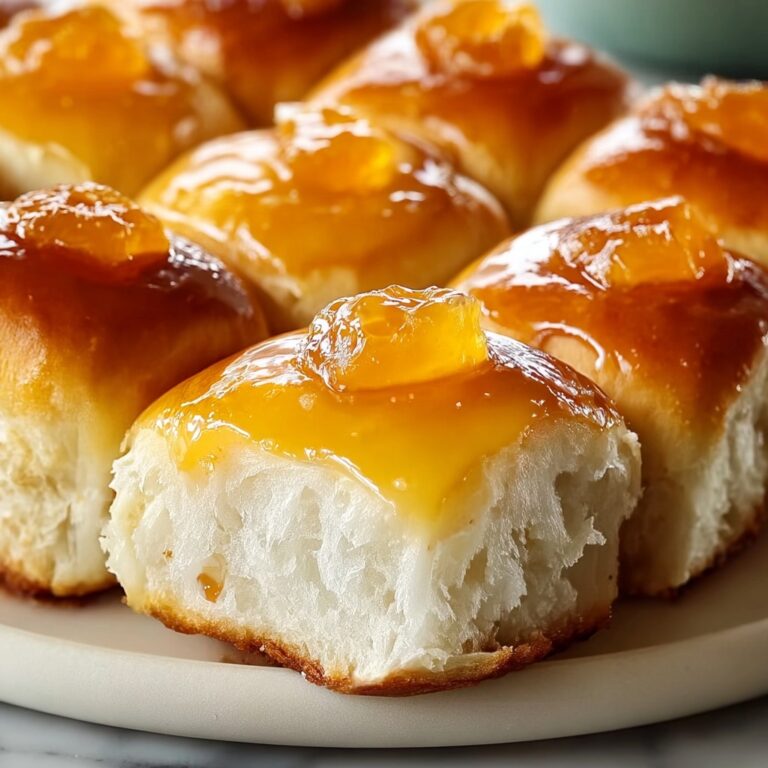Orange Glazed Butterflake Rolls Recipe