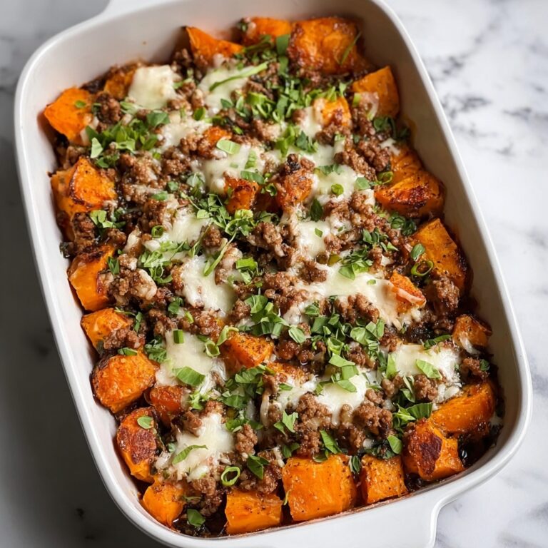 Healthy Ground Turkey Sweet Potato Bake Recipe