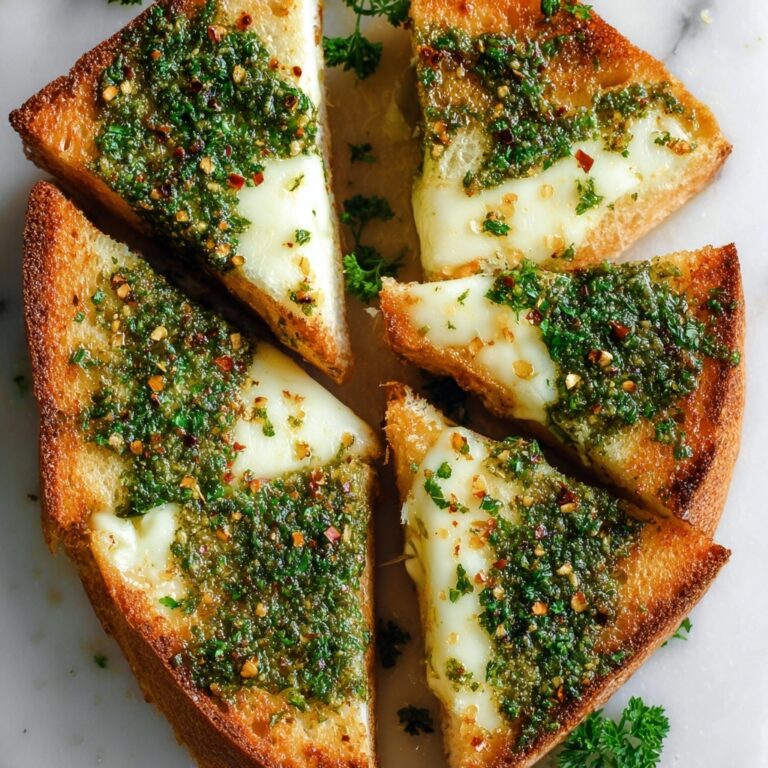 Chimichurri Garlic Bread Recipe
