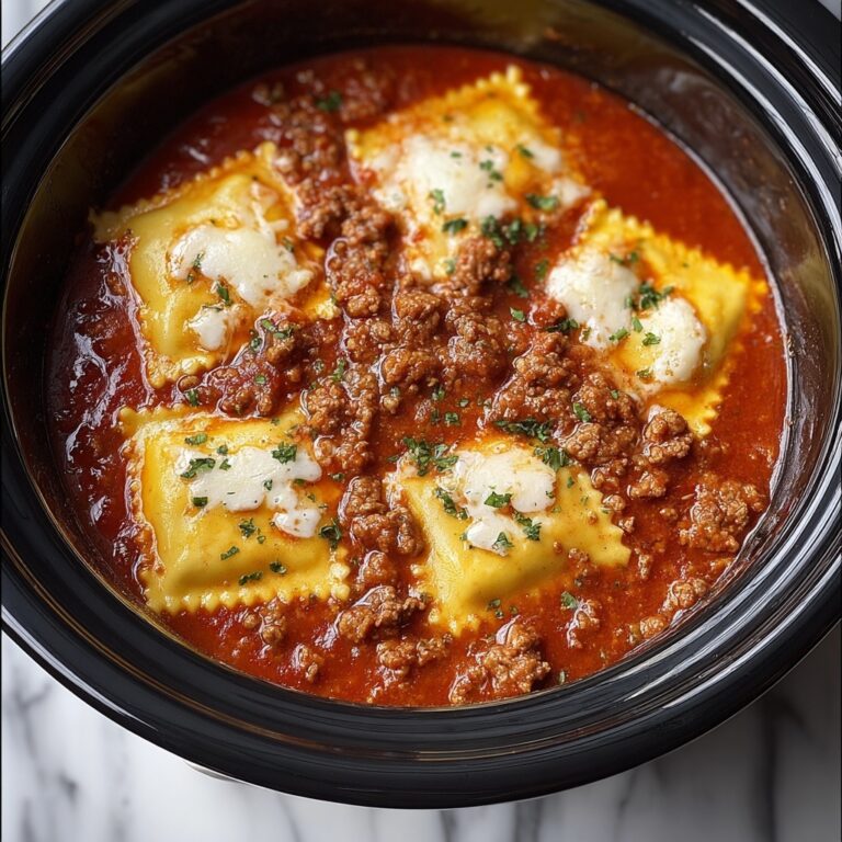 Crockpot Ravioli Lasagna Recipe