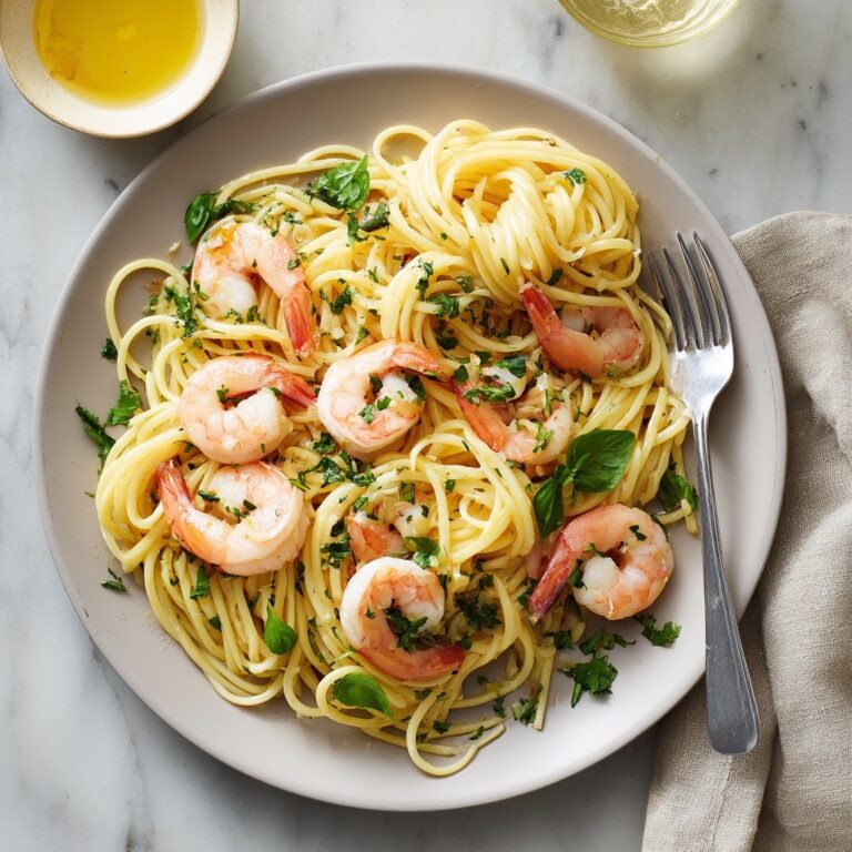 Shrimp Scampi with Whole Wheat Pasta Recipe