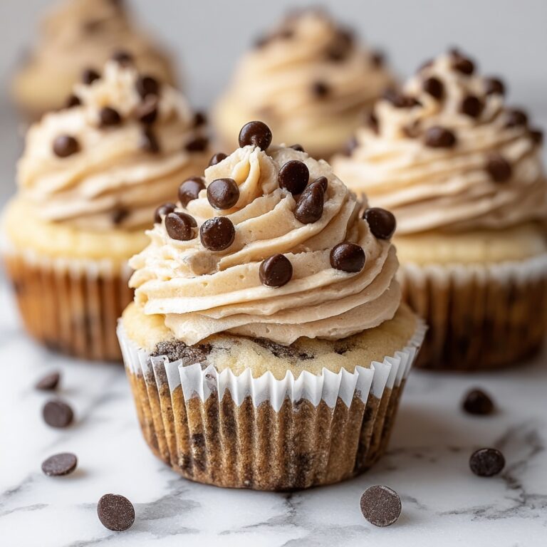 Chocolate Chip Cookie Dough Cupcakes Recipe