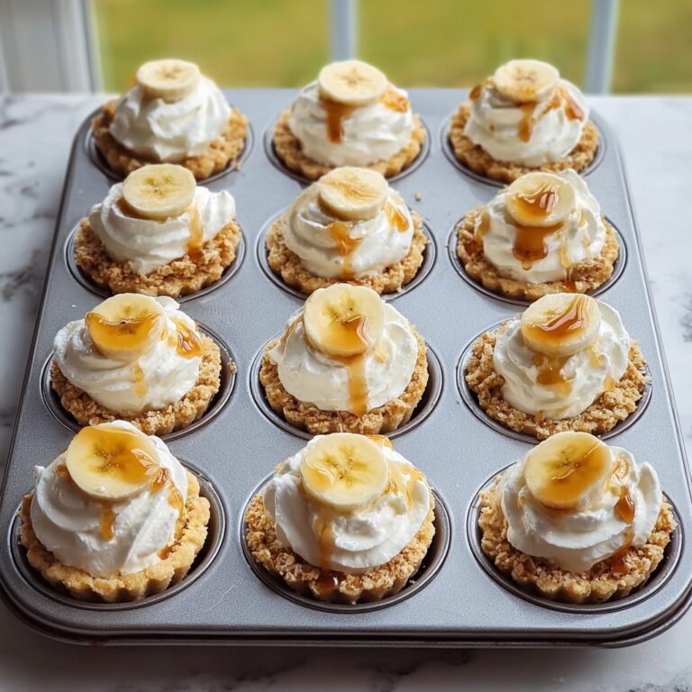 No-Bake Mini Banana Cream Pies Recipe