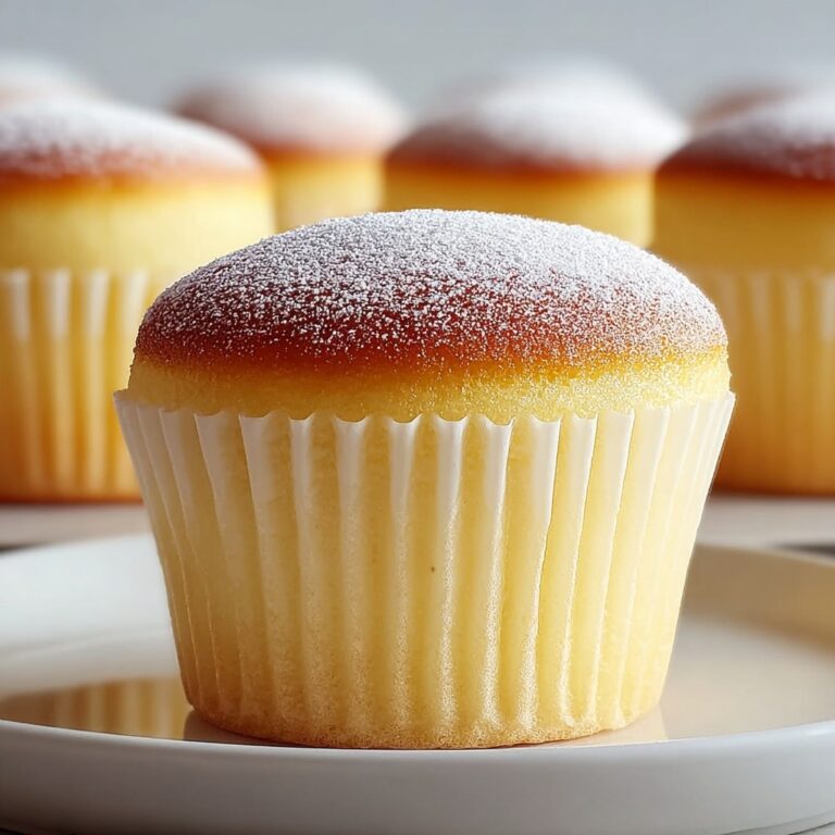 Fluffy Japanese Cotton Cheesecake Cupcakes Recipe
