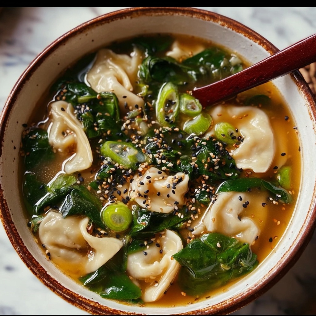 Dumpling and Bok Choy Soup Recipe - Recipe Image