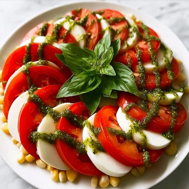 Fresh Corn and Tomato Caprese Salad Recipe