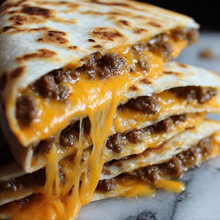 Cheeseburger Quesadilla Recipe