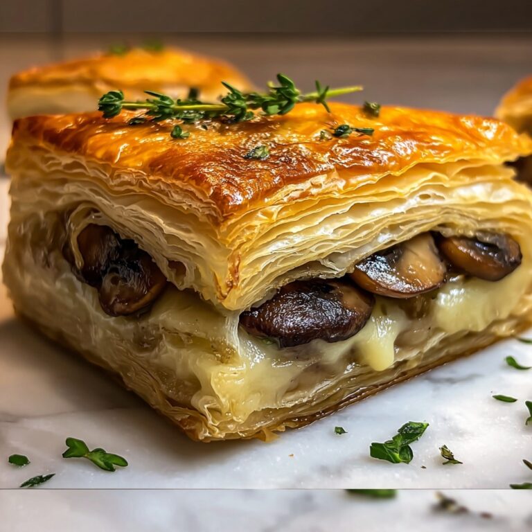 Mushroom Puff Pastry Appetizers Recipe