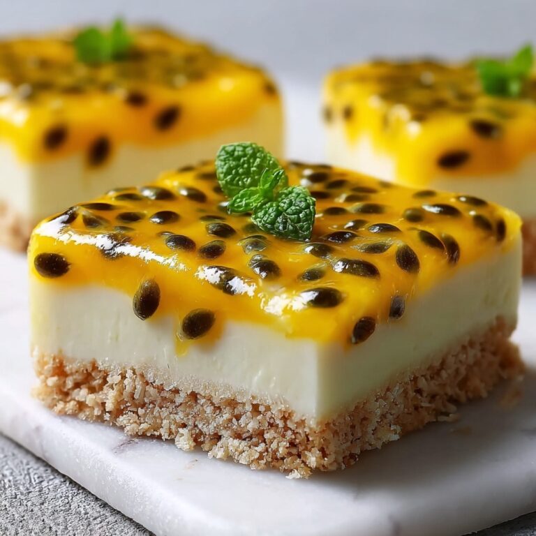 No-Bake Passion Fruit Slice Recipe