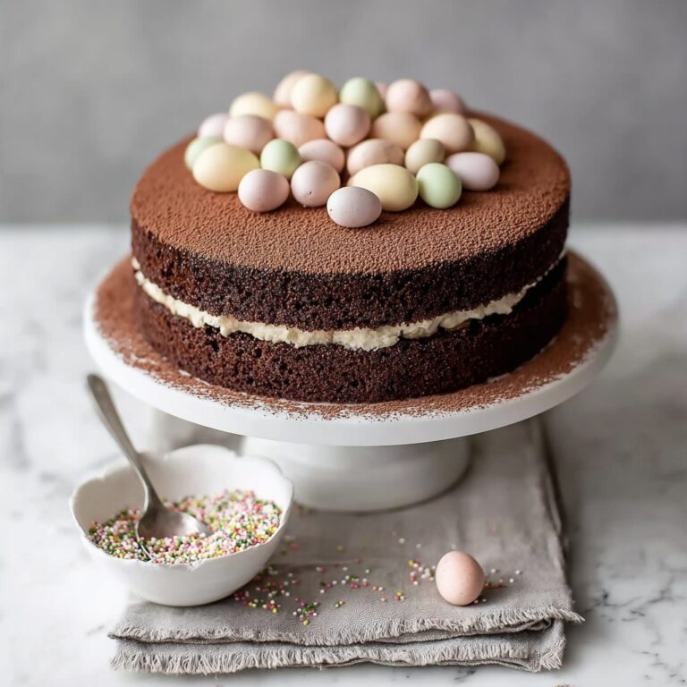 Easter Chocolate Truffle Cake Recipe