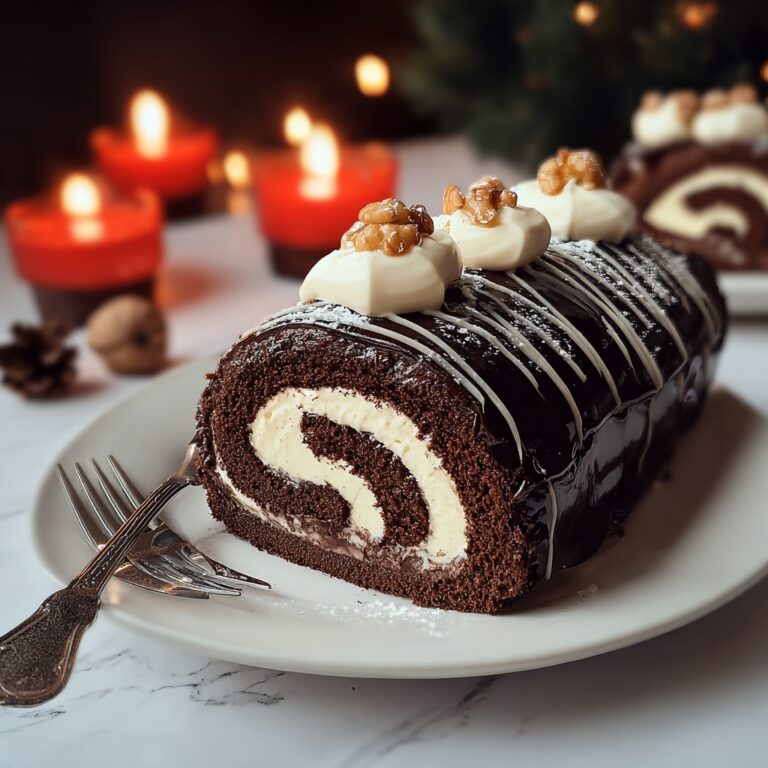 Yule Log Cake (Bûche de Noël) Recipe