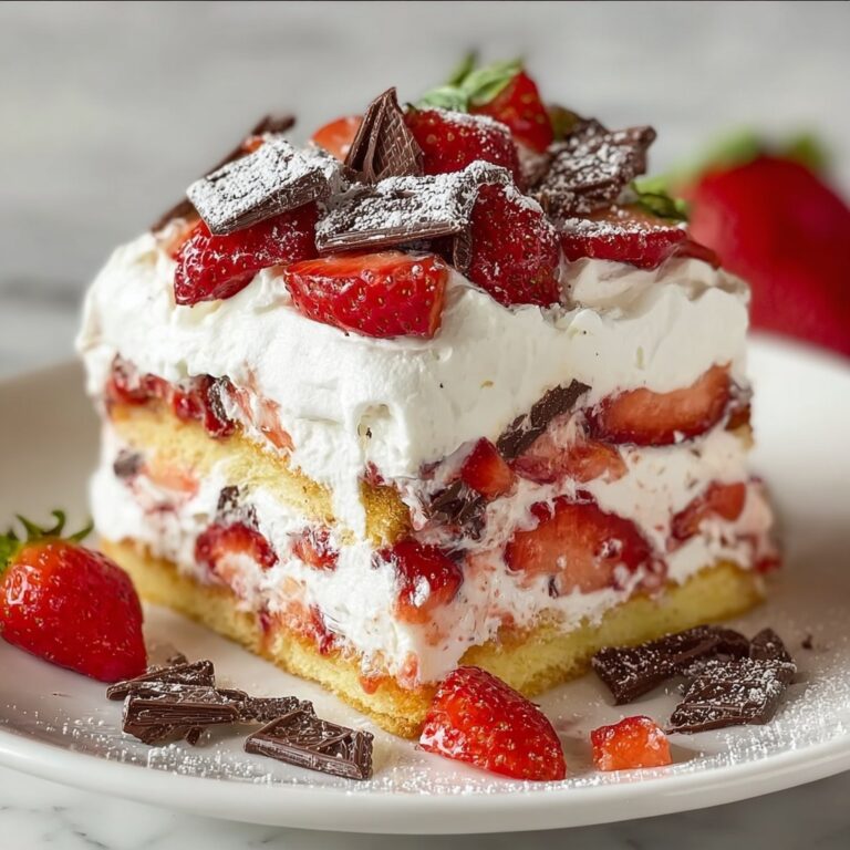 White Chocolate-Strawberry Tiramisu Recipe