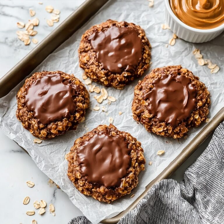 No-Bake Chocolate Peanut Butter Oatmeal Cookies Recipe