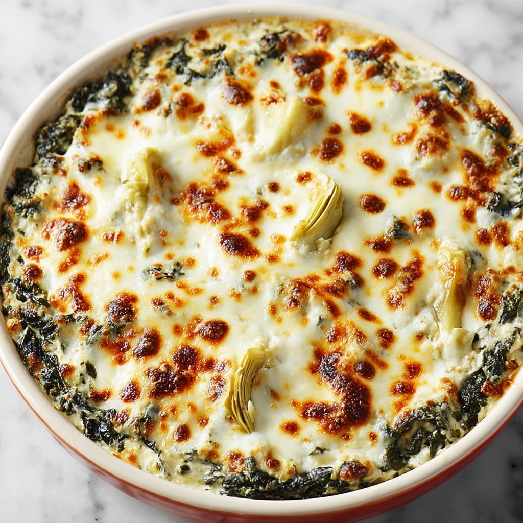 Spinach Artichoke Dip: A Creamy, Irresistible Party Favorite Recipe - Recipe Image
