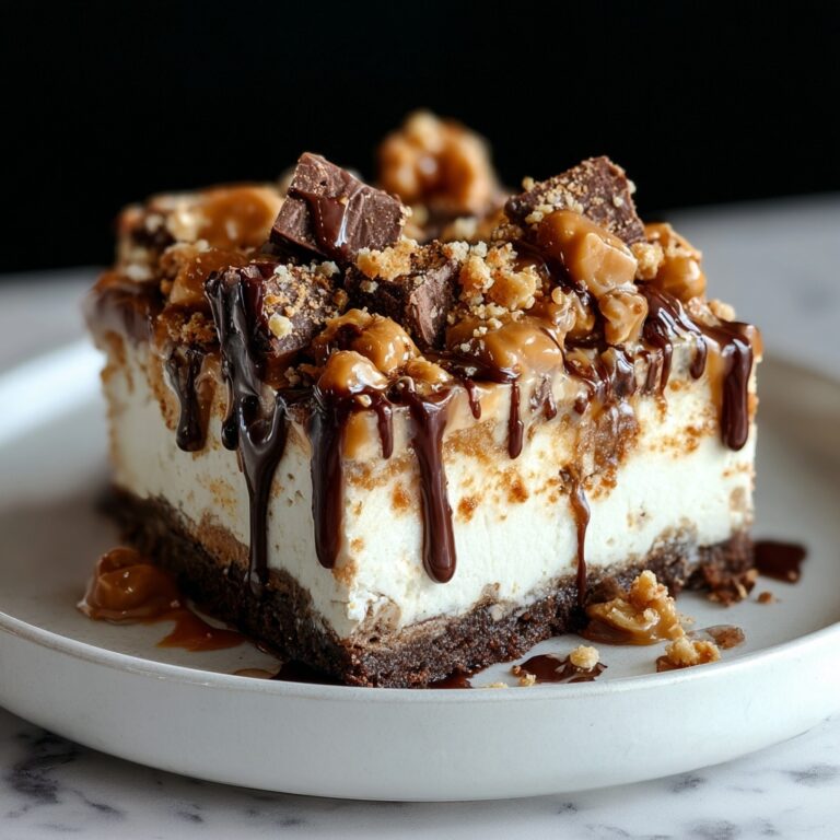 Butterfinger Candy Bar Poke Cake Recipe