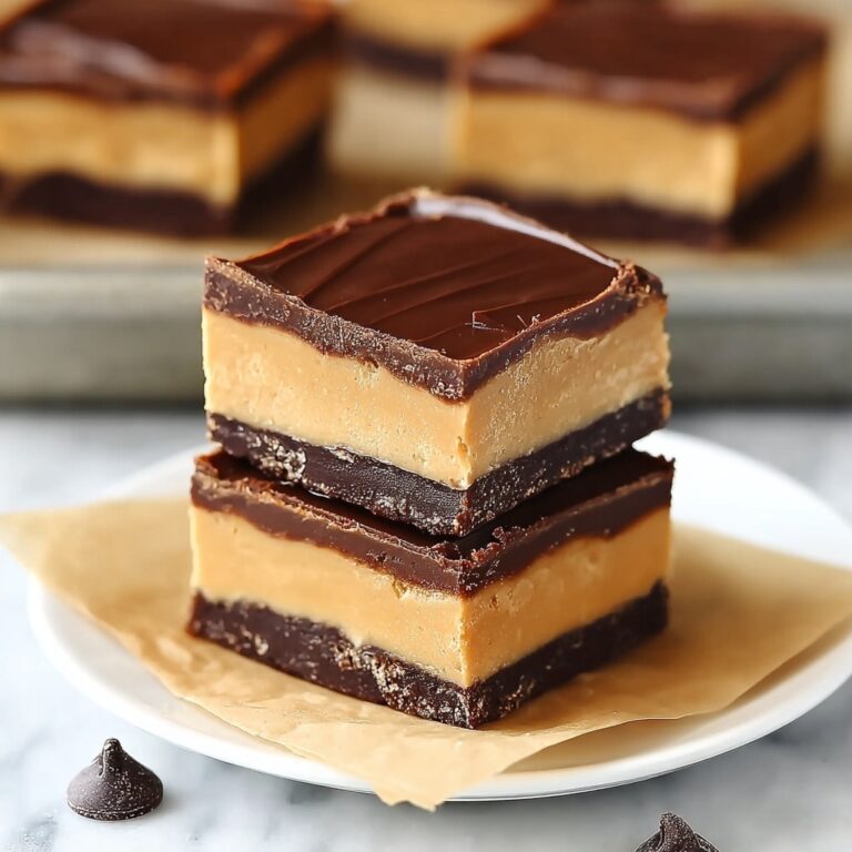 No-Bake Peanut Butter Buckeye Bars Recipe