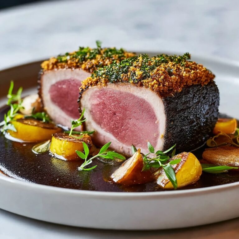 Herb-Crusted Roasted Lamb Recipe