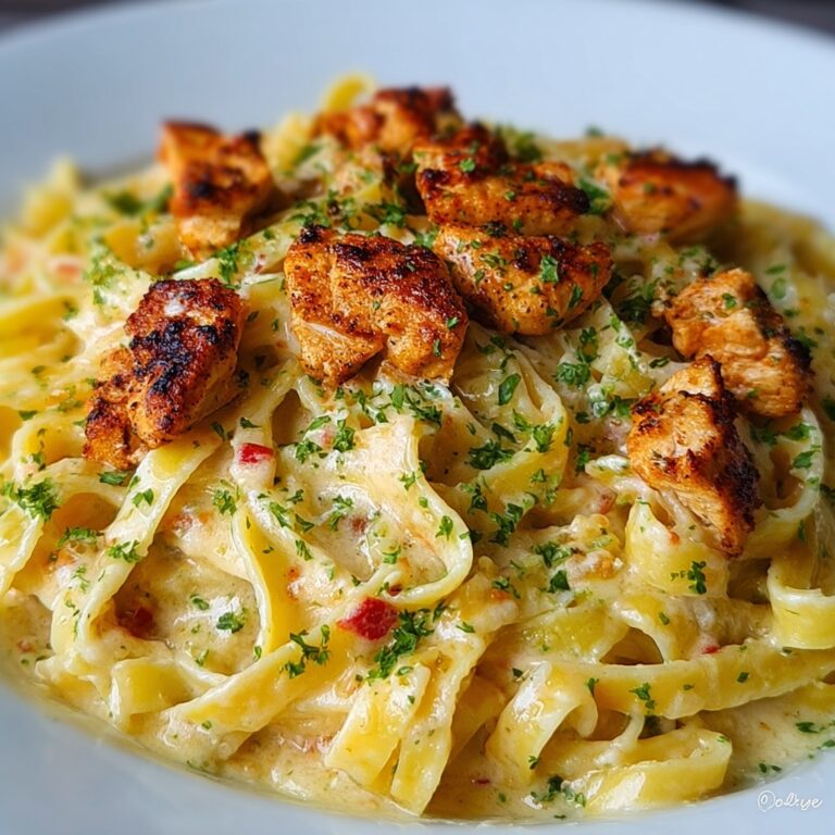 Cajun Chicken Fettuccine Alfredo Recipe