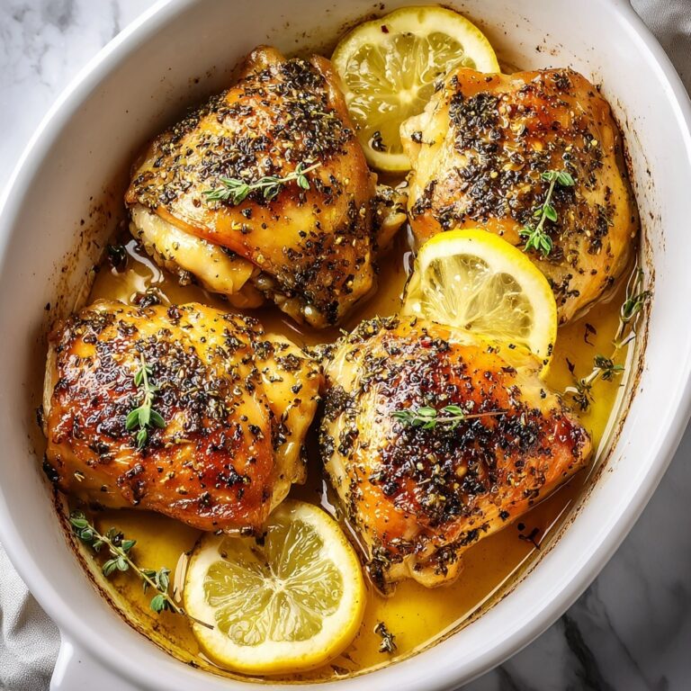 Greek Lemon Chicken Thighs Recipe