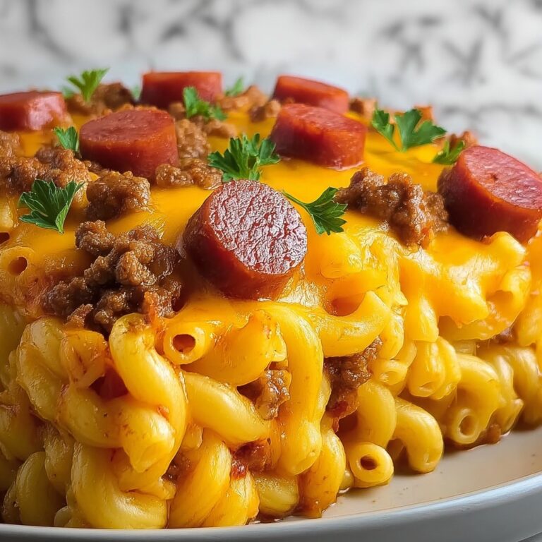 Loaded Chili Cheese Dog Pasta Recipe