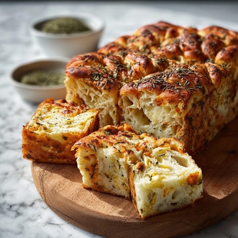 Garlic Herb and Cheese Pull-Apart Bread Recipe