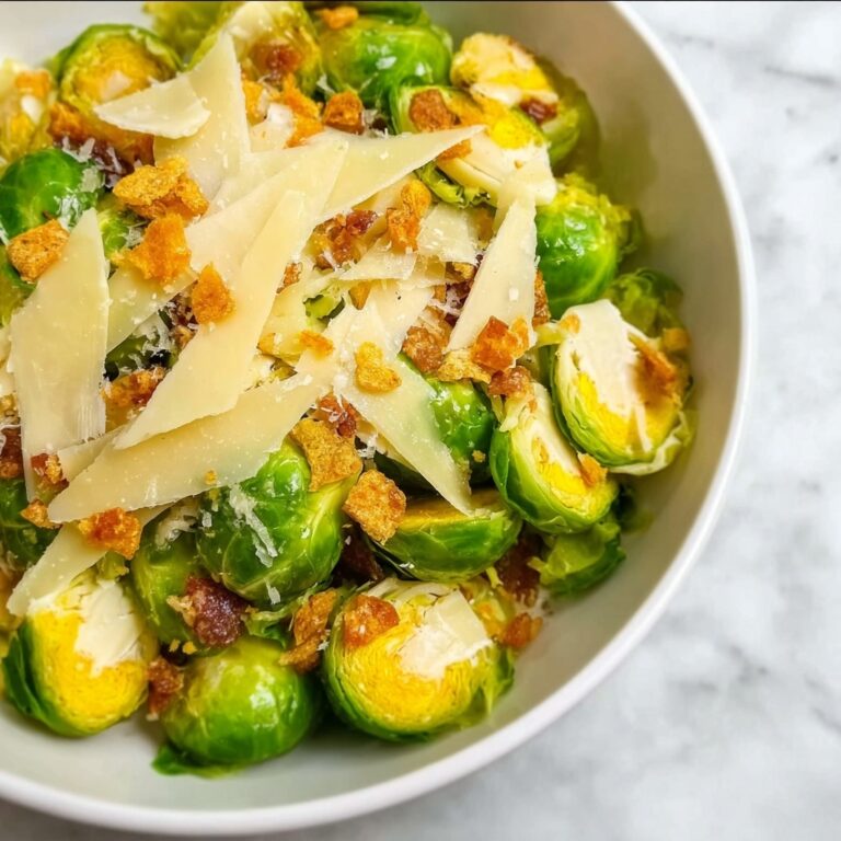 Warm Brussels Sprout Caesar Salad Recipe