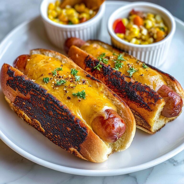 Air Fryer Grilled Cheese Hot Dogs Recipe