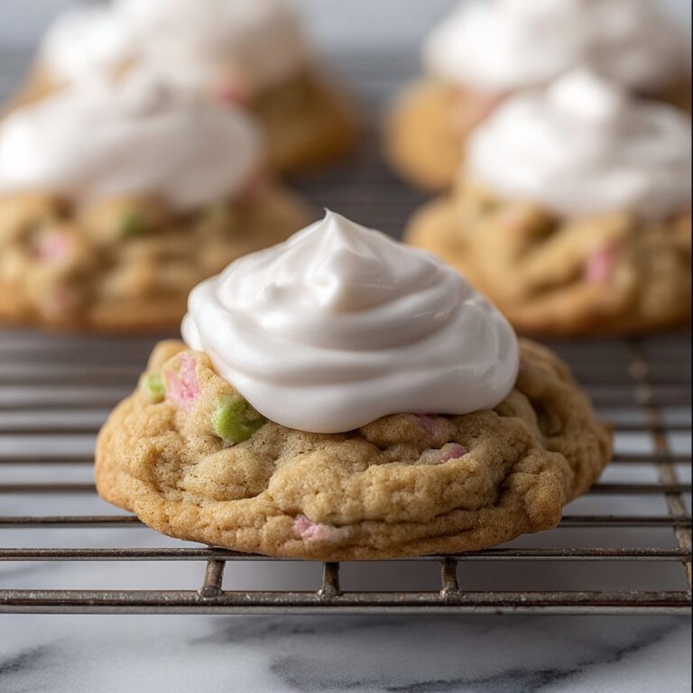 Rhubarb Cookies with Cream Cheese Frosting Recipe