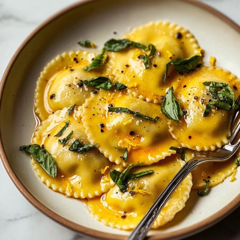 Vegan Lemon Ricotta Ravioli Recipe