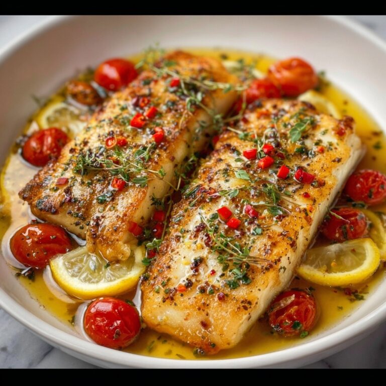 Simple Mediterranean Baked Fish Recipe