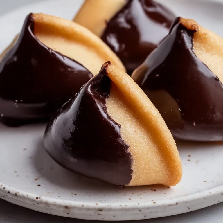Chocolate-Peanut Butter Covered Fortune Cookies Recipe