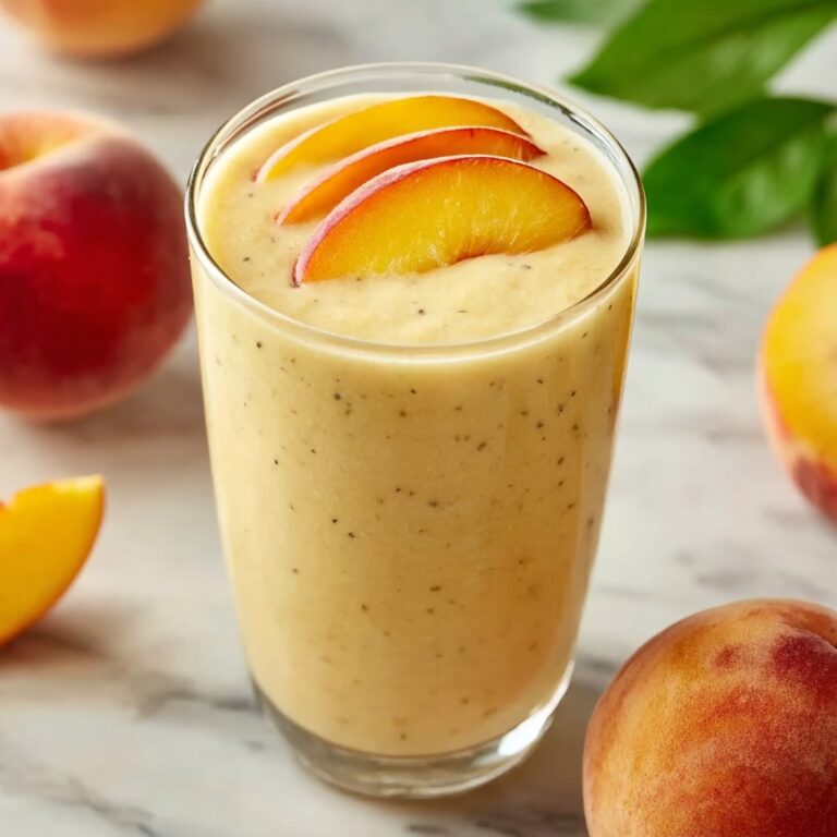 Banana Peach Smoothie Recipe