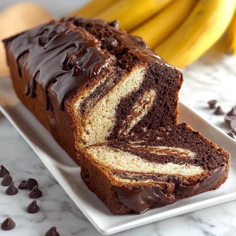 Chocolate Marble Banana Bread Recipe