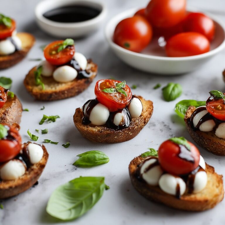 Caprese Salad Bites with Balsamic Reduction Recipe