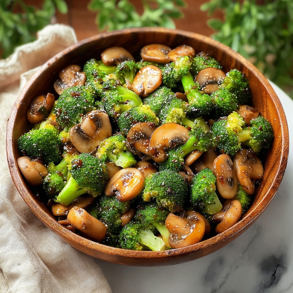 Broccoli and Mushroom Stir Fry Recipe - Recipe Image