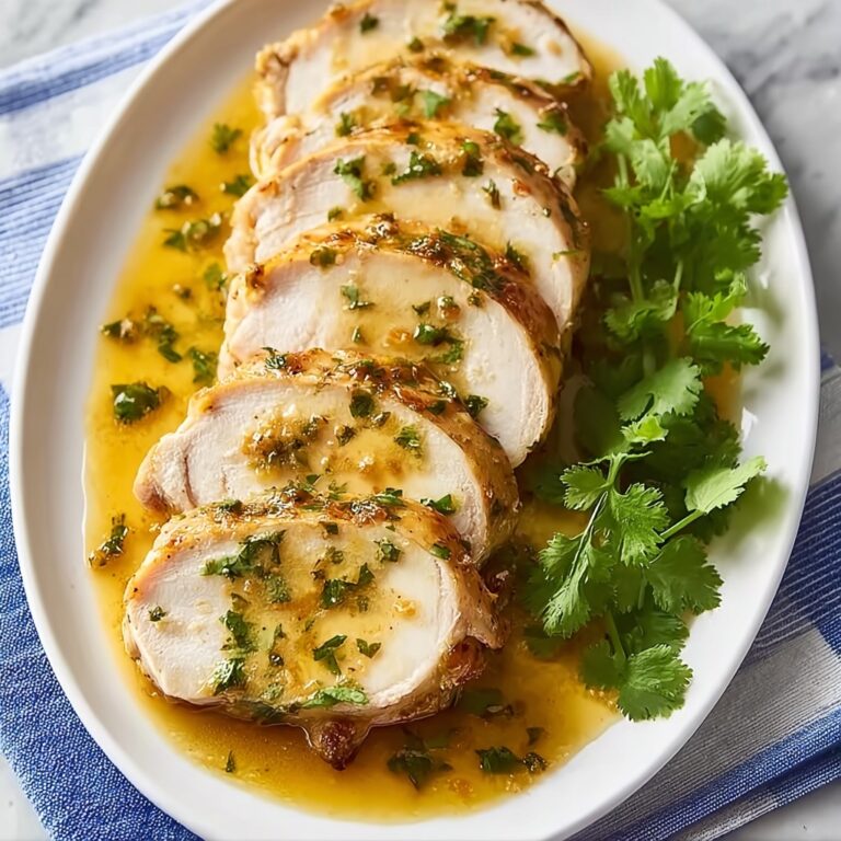 Crockpot Turkey Breast with Herb Butter and Savory Gravy Recipe