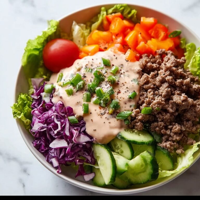 Healthy Burger in a Bowl Recipe