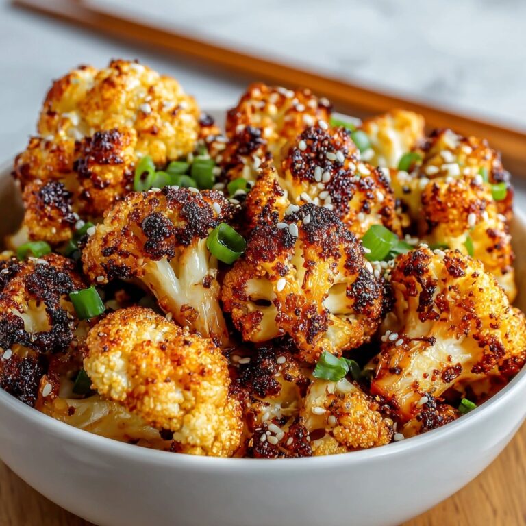 Sweet and Spicy Baked Cauliflower Recipe