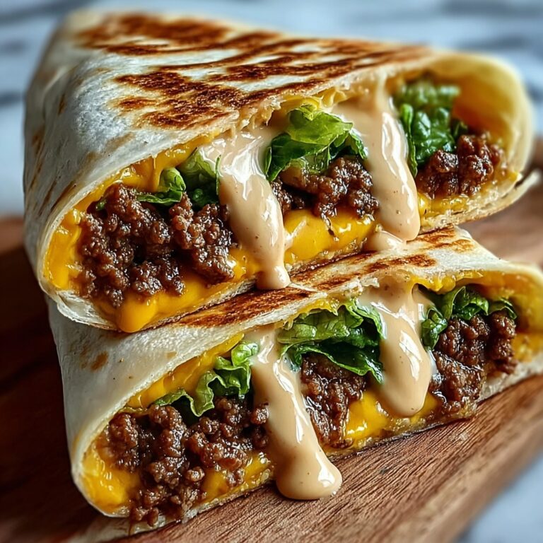 Homemade Big Mac Wraps Recipe