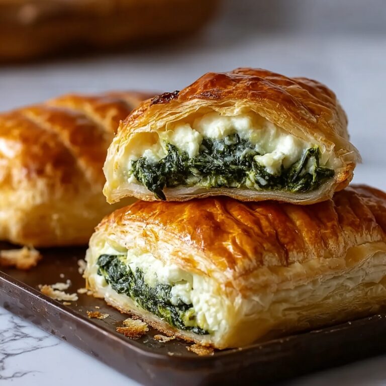 Spinach and Feta Puff Pastry Pie Recipe