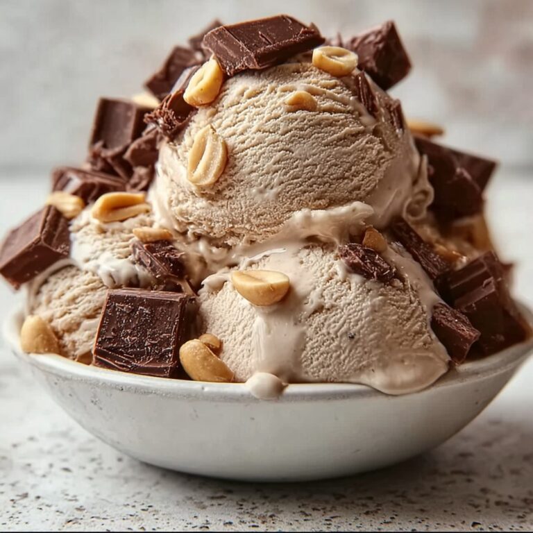 Moose Tracks Ice Cream with Peanut Butter Cups & Fudge Recipe