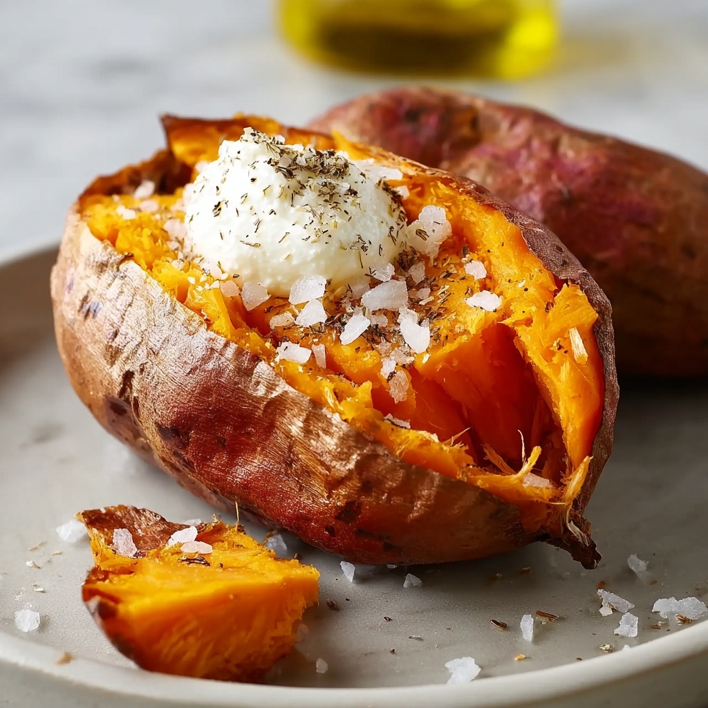 Perfectly Baked Sweet Potato Recipe - Recipe Image