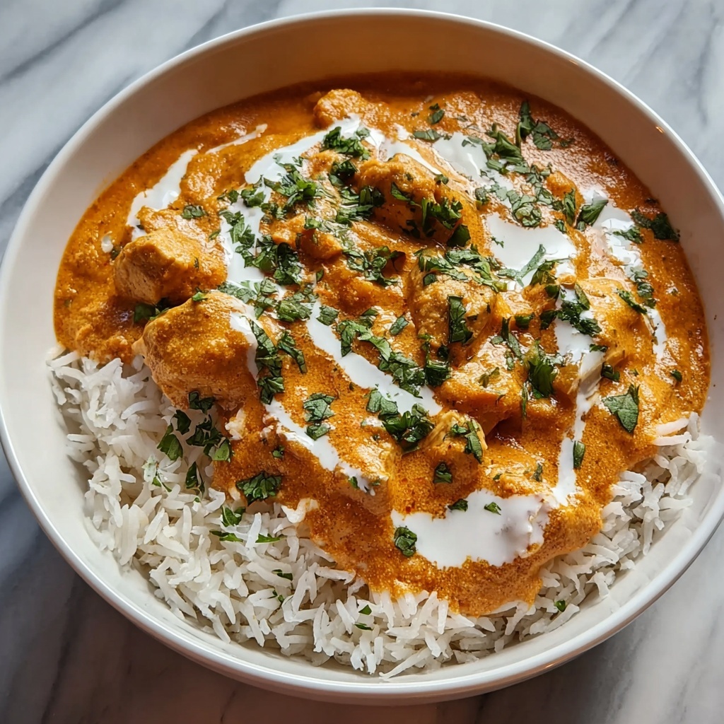 Easy Slow Cooker Butter Chicken & Rice Meal Recipe - Recipe Image