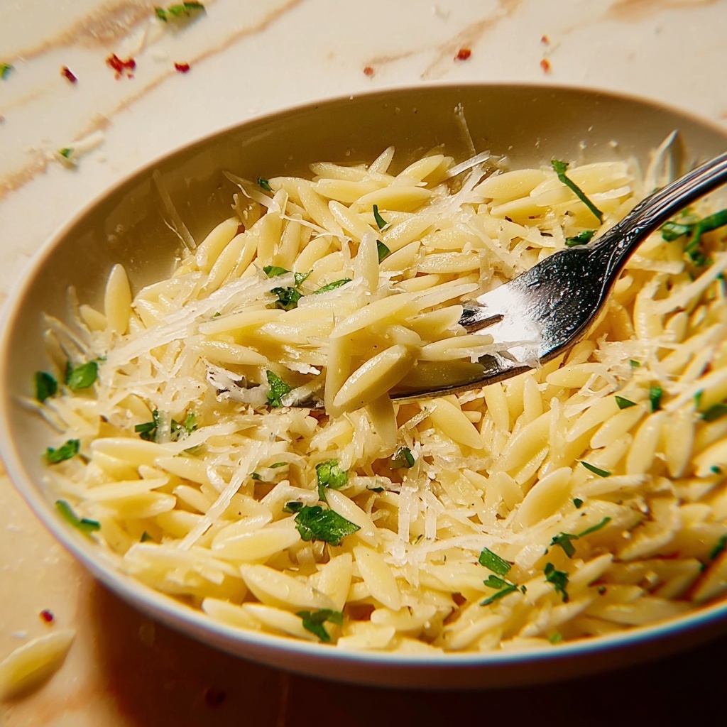Orzo with Lemon and Artichokes Recipe - Recipe Image