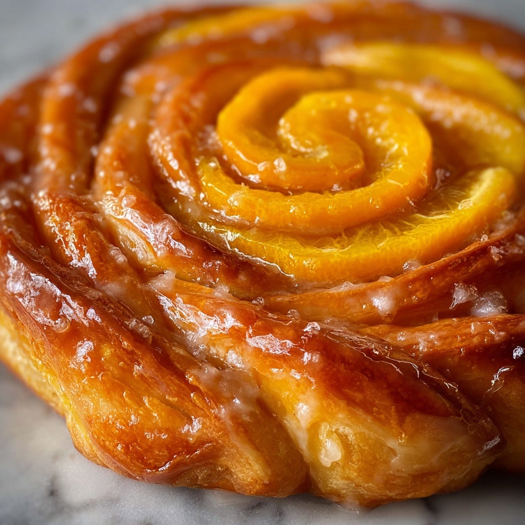 Peach Pie Cinnamon Rolls Recipe - Recipe Image