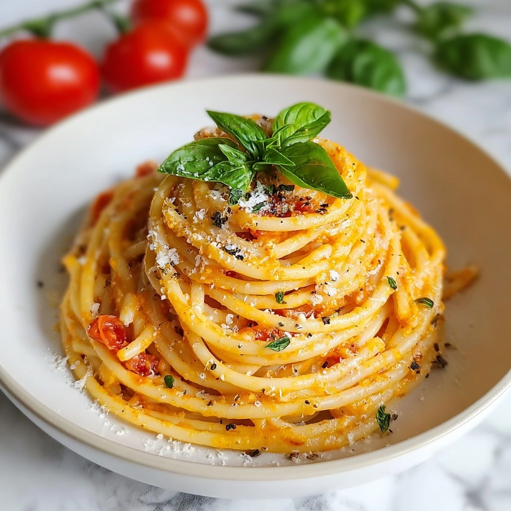 Creamy Tomato Pasta Recipe - Recipe Image