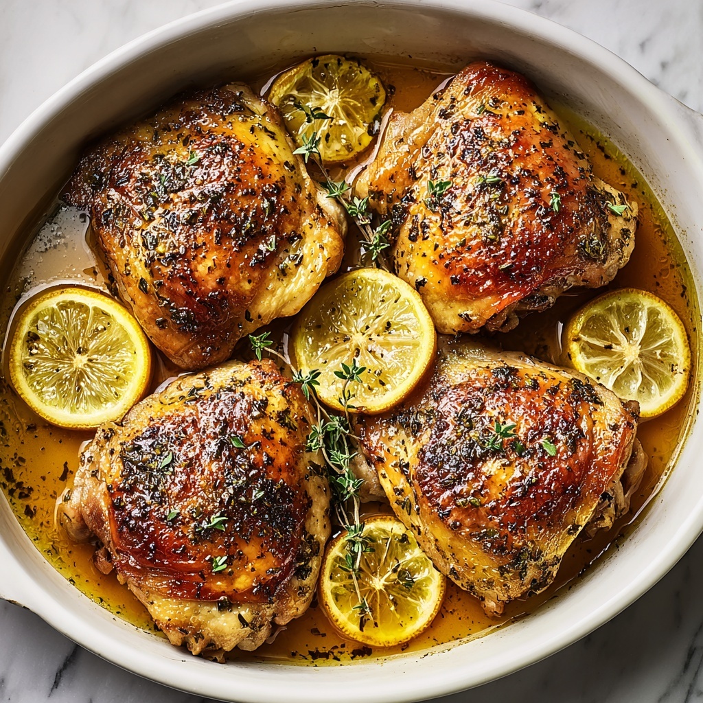 Greek Lemon Chicken Thighs Recipe - Recipe Image